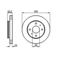 Mitsubishi-galant-bremsscheibe