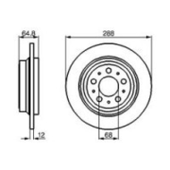 Volvo-v70-bremsscheibe