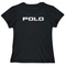 Polo-damen-t-shirt-schwarz