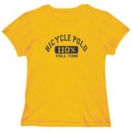 Polo-damen-t-shirt-gelb