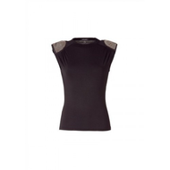 Damen-shirt-schwarz-jersey