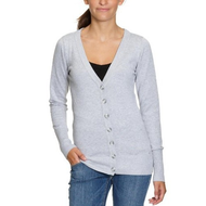 Tom-tailor-damen-cardigan-grau