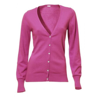 Damen-strickjacke-pink