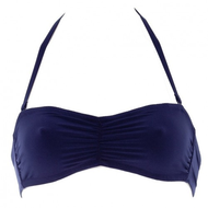 Bandeau-bikini-blau