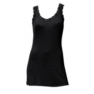 Damen-longtop-schwarz