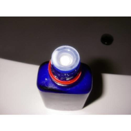 Die-flasche-von-oben-gesehen