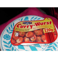 Quackys-currywurst