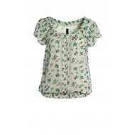 Chiffon-bluse-gruen