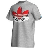 Adidas-herren-t-shirt-trefoil-sneaker-grey-heather