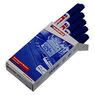 Edding-permanent-marker-3300-mit-keilspitze-wasserfest-lichtbestaendig-geruchsarm-strichbreite-1-5-mm-blau-10-stueck