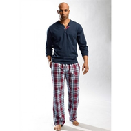 Herren-pyjama-bordeaux